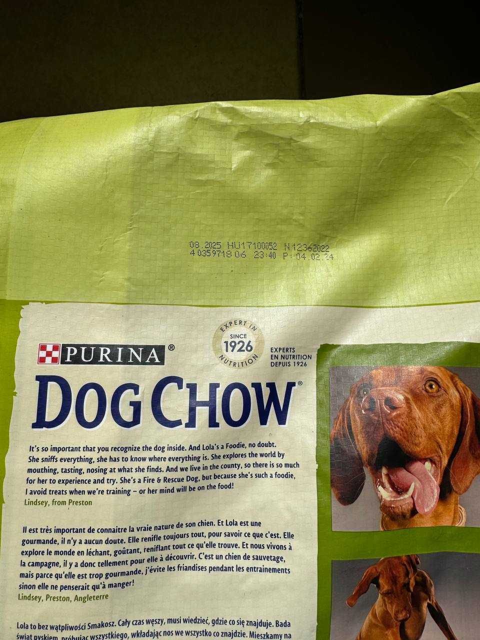 Dog Chow Adult 14 кг | Дог Чау з ягням