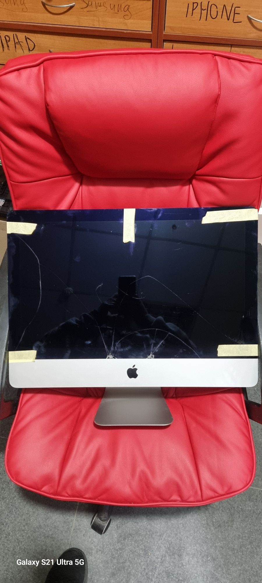 imac 21.5  2017 розбитий екран