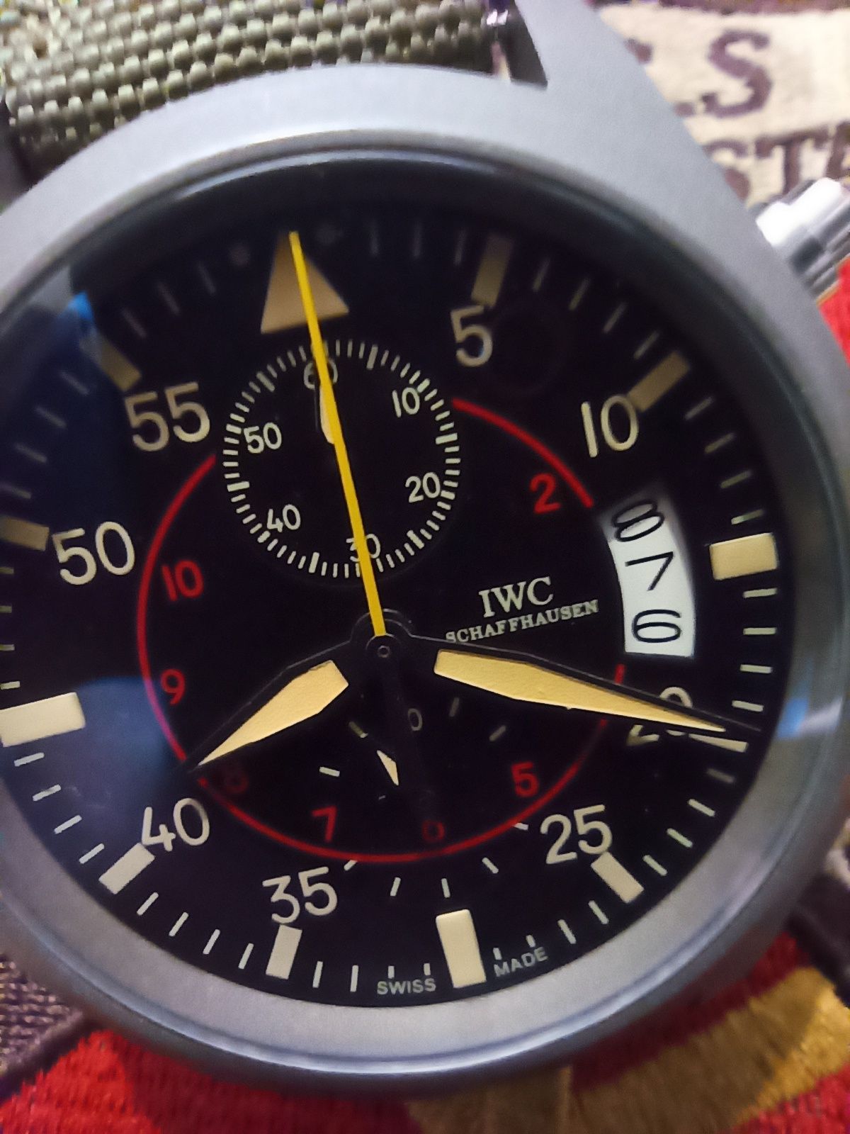 Zegarek męski typu IWC Top Gun Miramar Pilot's USN