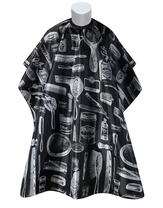 Peleryna fryzjerska do obcinania włosów.