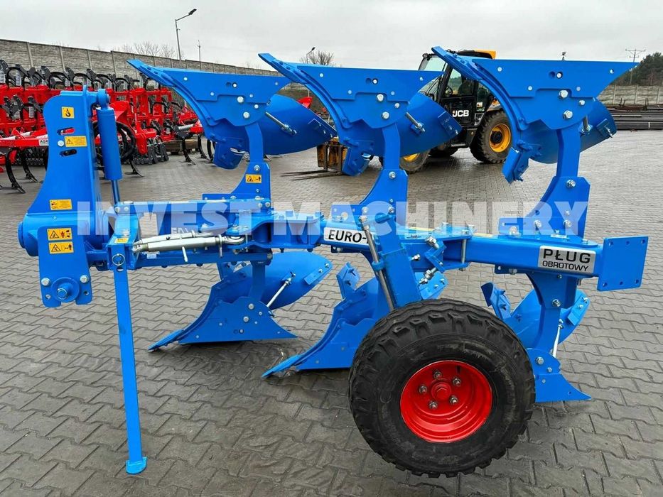 Pług obrotowy zagonowy agregat EURO-MASZ 3+ NOWY GWARANCJA