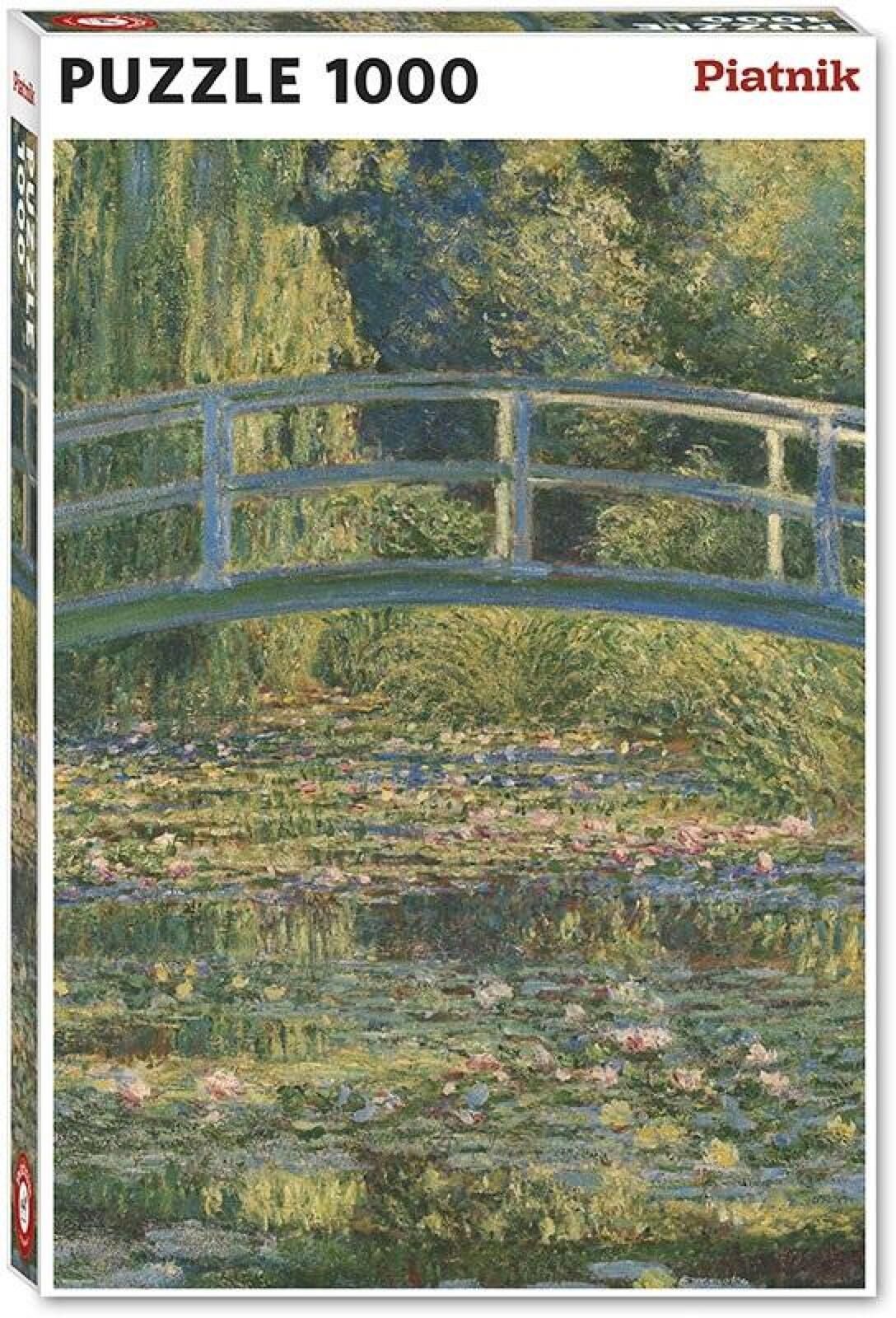 Puzzle 1000 - Monet, Most nad stawem PIATNIK karton,398x273 mm