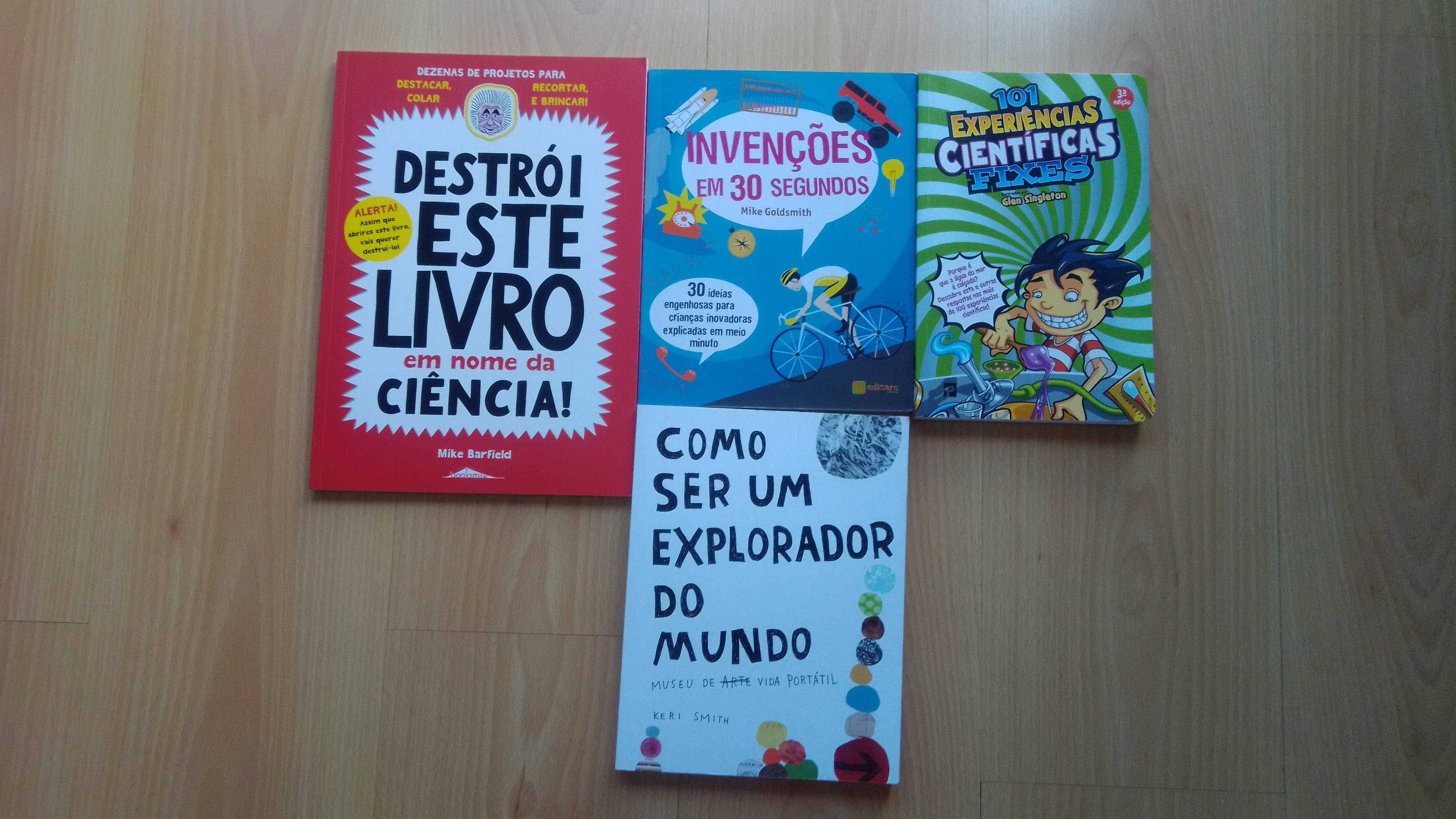 Livros de experiências e não só Novos