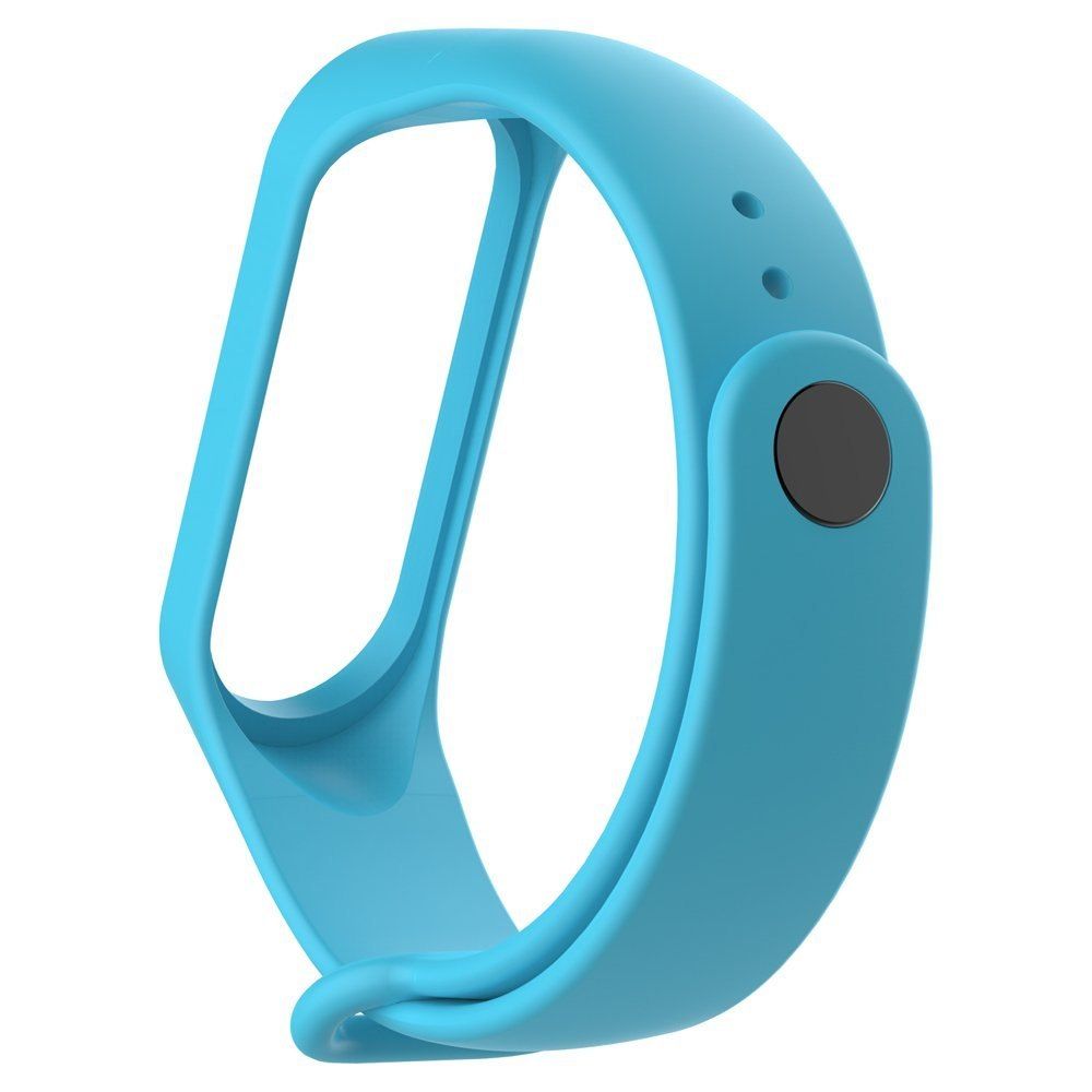 Silikonowa Opaska Do Xiaomi Mi Band 4 / Mi Band 3 Niebieski