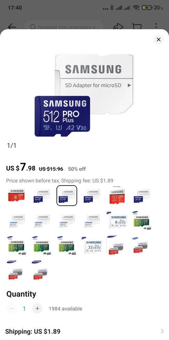 Карта памяти microsdhc samsung 256 gb evo select pro оригінал Amazon U