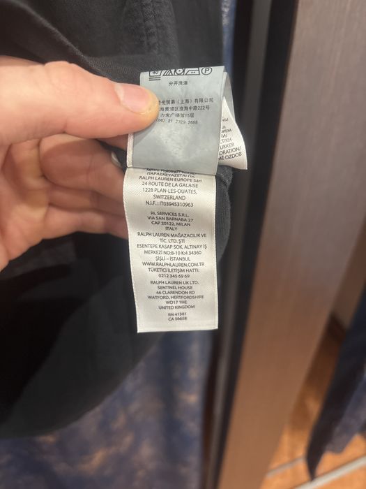 Nowa czarna koszula slim fit Polo Ralph Lauren rozmiar M