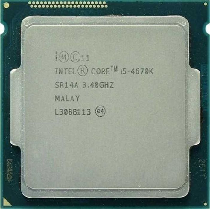 Продам процесор Intel Core i5-4670K 3.40GHz/6M/5GT/s (SR14A) s1150