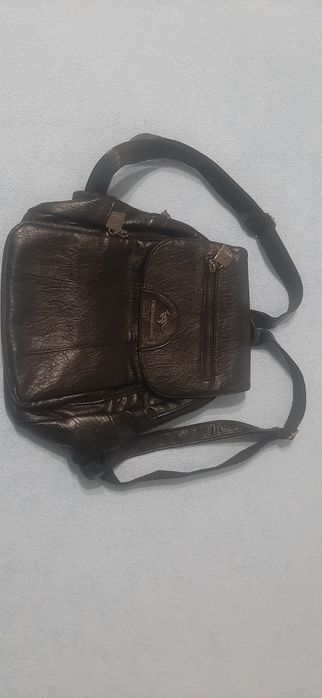 Plecak damski elegancki skóra czarny