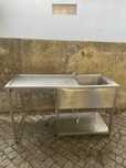 Bancada c/ pia industrial e torneira de mangueira - Profissional