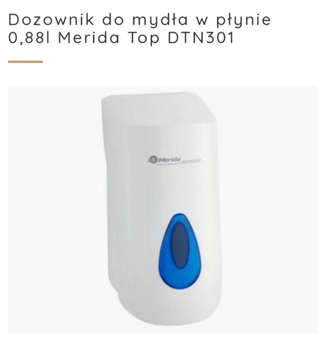 Merida dozownik do mydła w płynie 0.88L