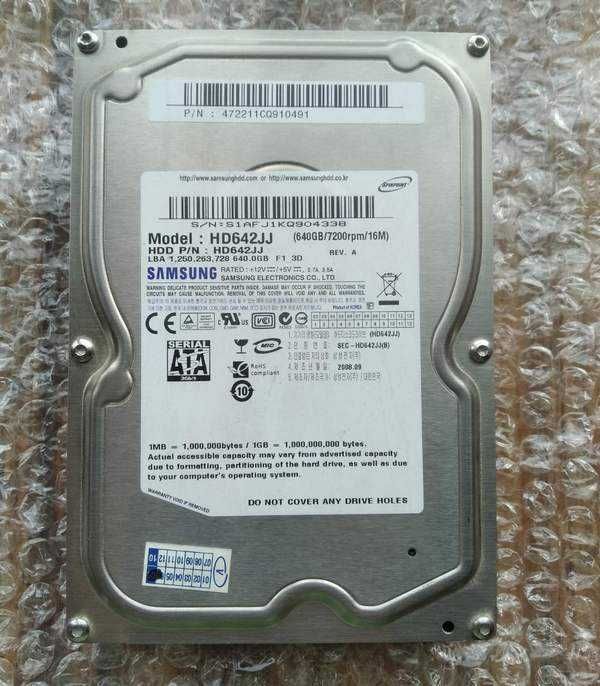 Жесткий диск Samsung 640GB 3.5