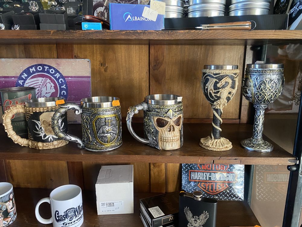 Copos decoraçao bar cerveja gotico motarf