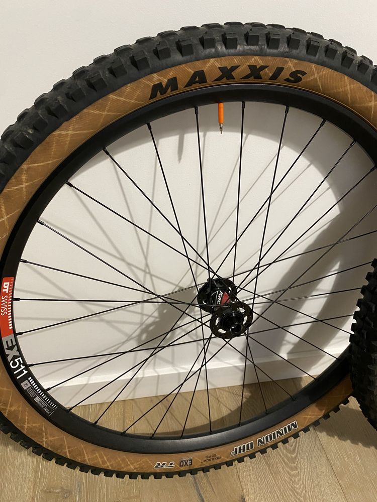 Koła 29 mtb enduro dh boost DT Swiss arc xd is MAXXIS dhf dhr Tubolito