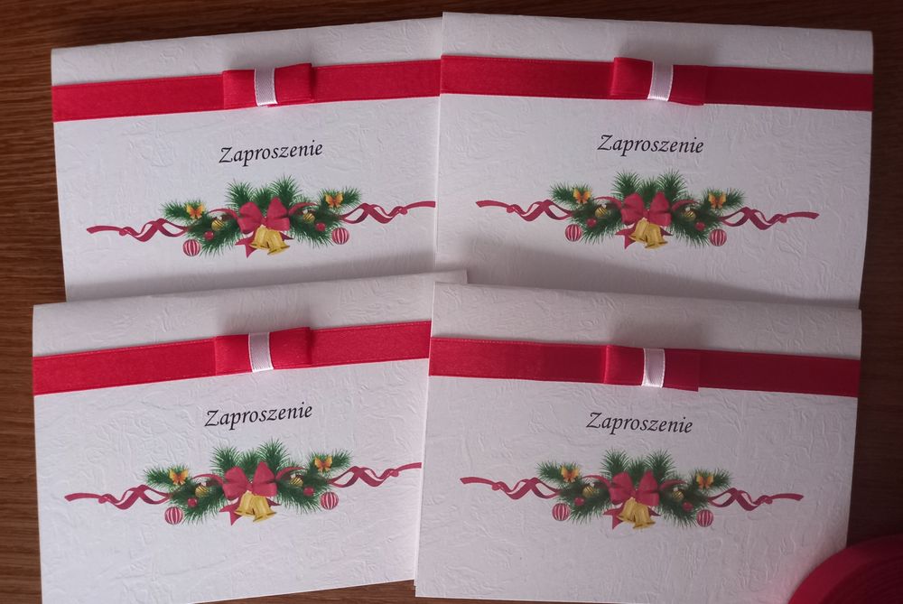 Zaproszenie spotkanie wigilijne opłatkowe zaproszenia