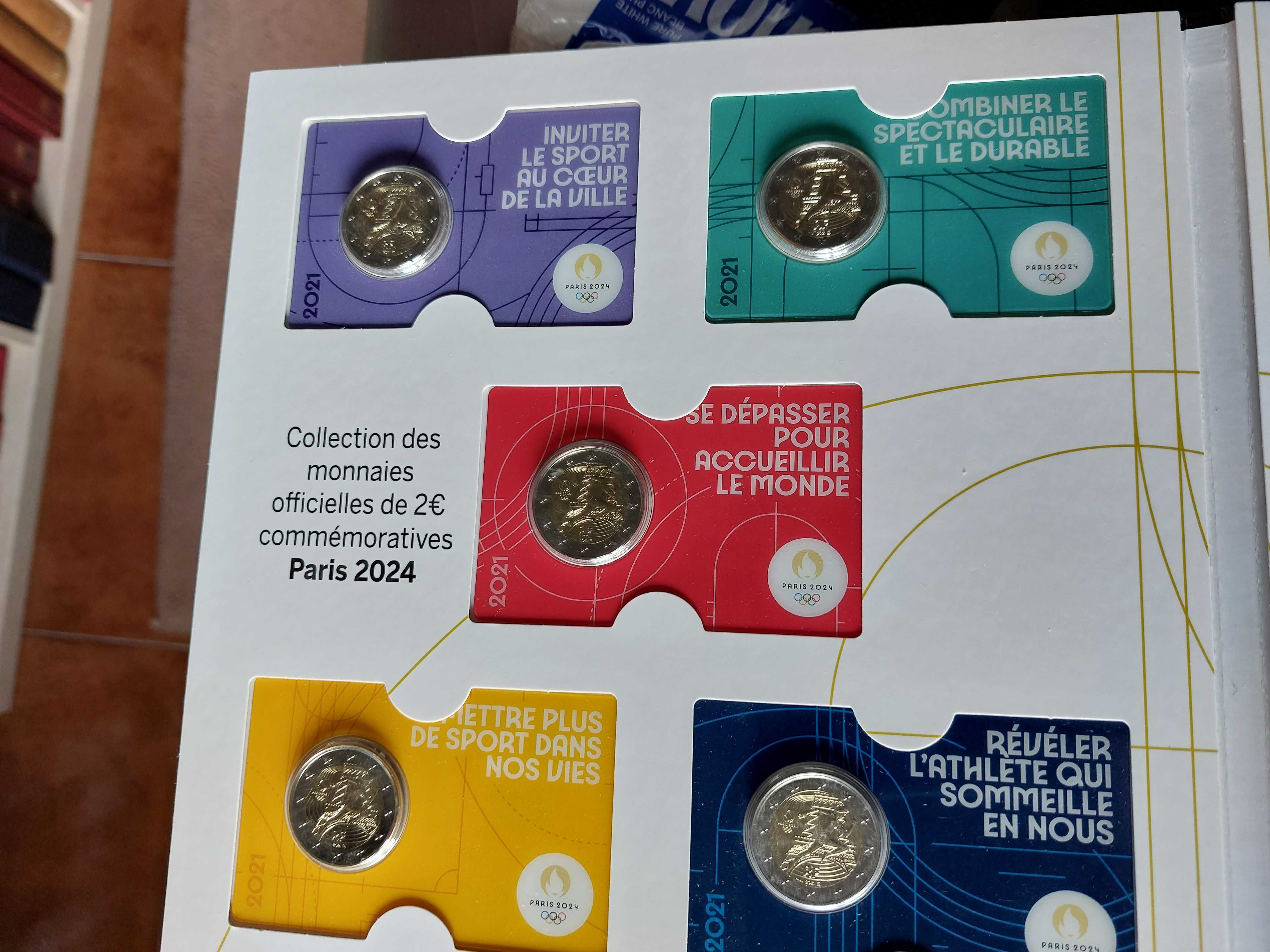 Moedas coincard França 2 Euros 2024 - Novidade