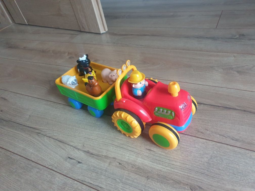 Traktor interaktywny ze zwierzętami zabawka