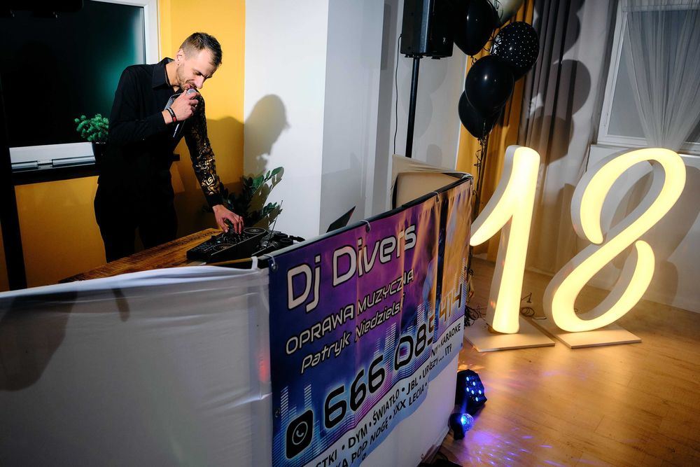 Dj Divers 18stki zjazdy rodzinne xxxlecia 18nastki urodziny itp