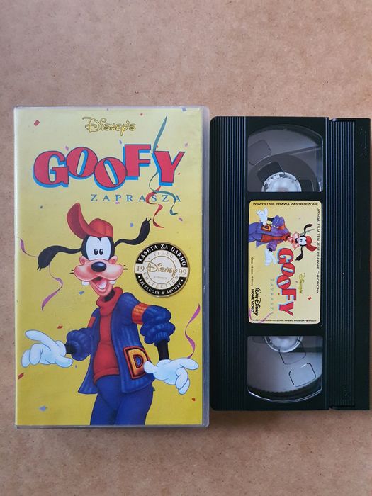 Goofy zaprasza bajka VHS