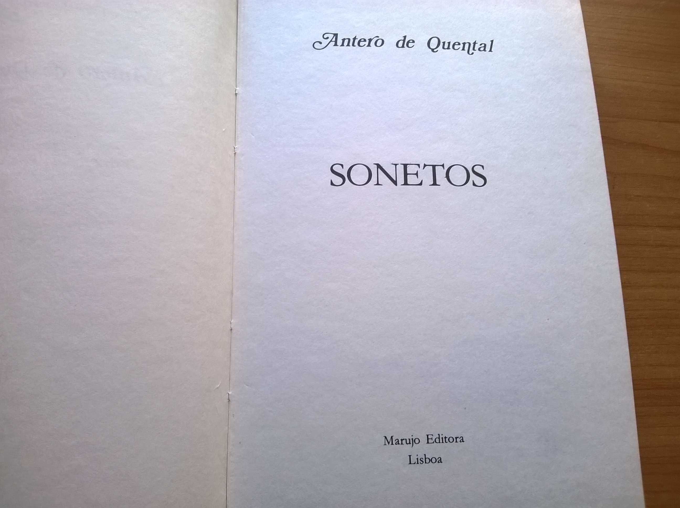 " Sonetos " - Antero de Quental (portes grátis)