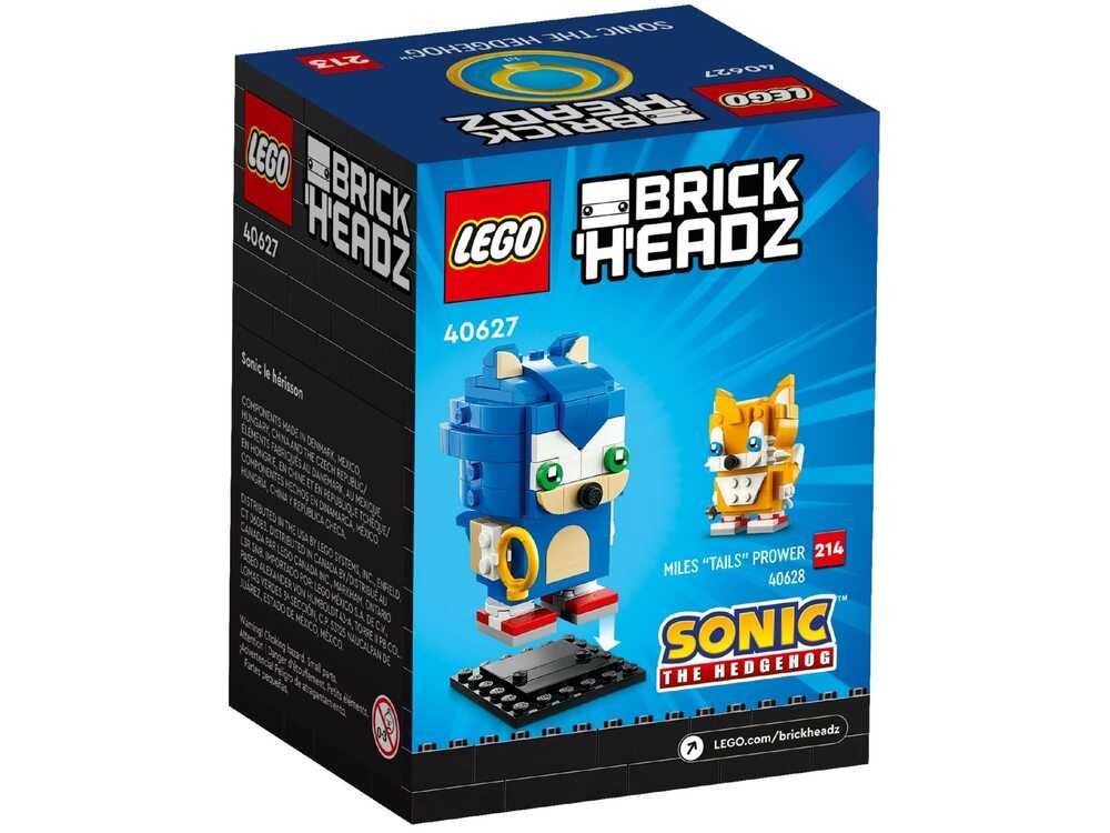 Конструктор LEGO BRICK HEADZ 40627 Ежик Соник (139 Детали)