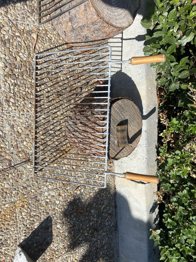Grelha zincada 60 cm