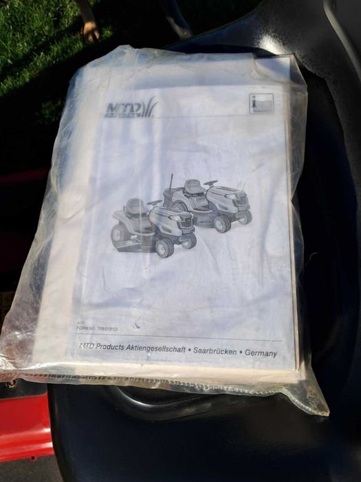 Kosiarka Traktorek SMART MTD RE145 kosz + pług