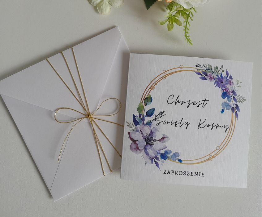 Kartka okolicznościowe na komunię, ślub personalizowana