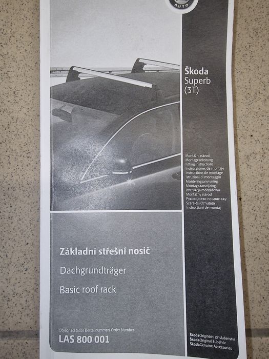 Bagażnik do skody Superb II