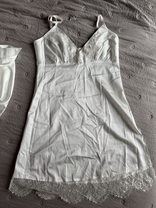 Сорочка + халат на ранок нареченої