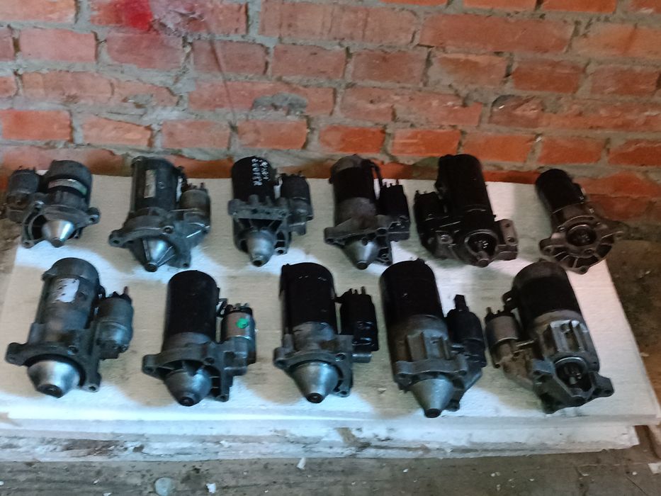 Стартери Citroen/Peugeot 1.4;1.6;1.8b/1.6-1.9-2.0-2.2D-2.5;TD;HDI.