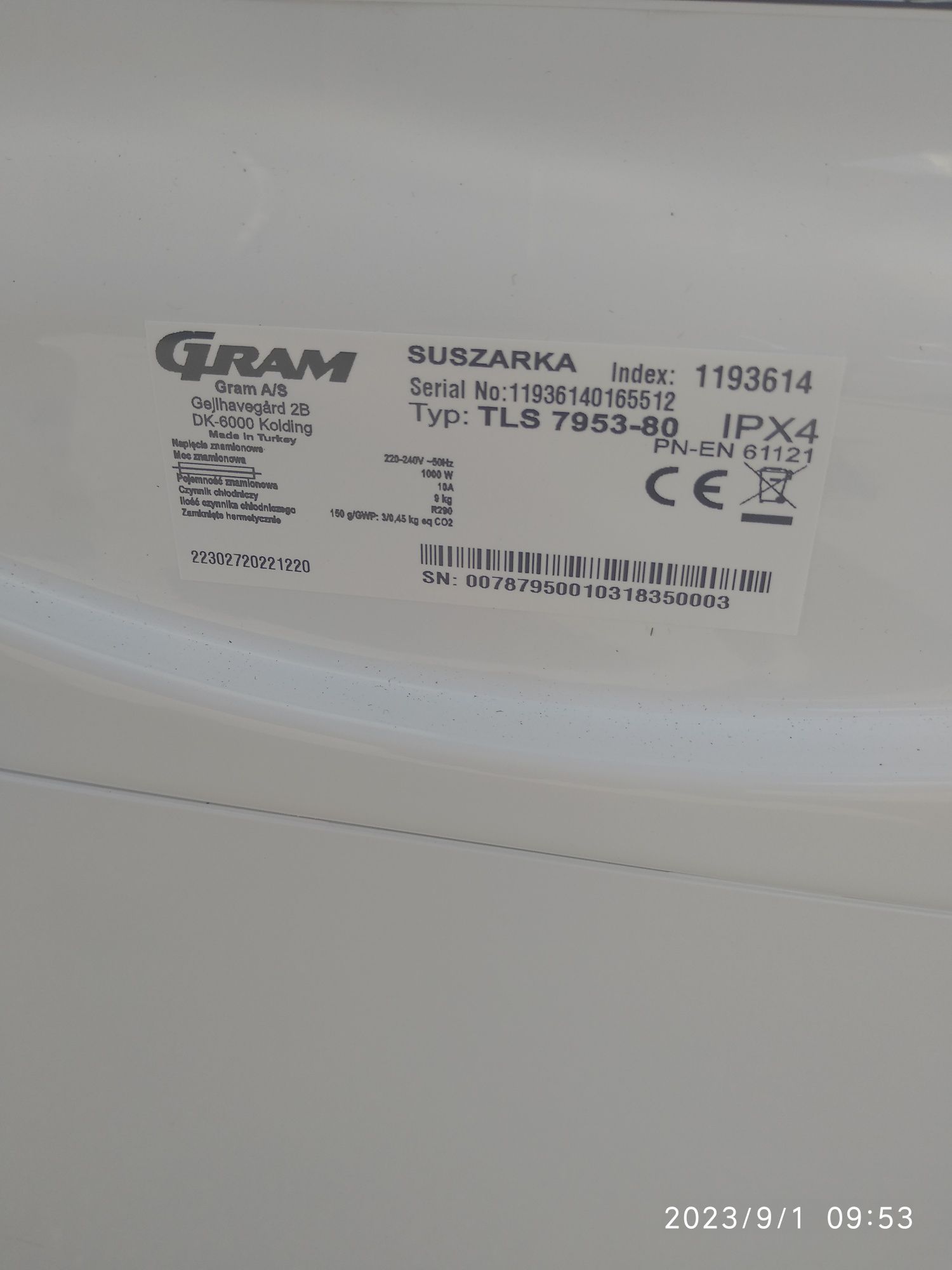 OUTLET Janki ul Wspólna 6 Suszarka GRAM TLS 7953-80