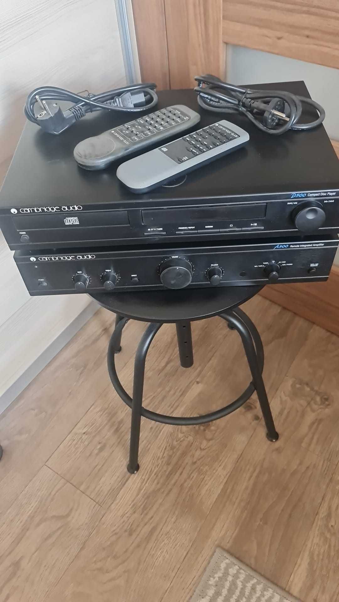 Odtwarzacz CD Cambridge Audio D500 czarny pilot