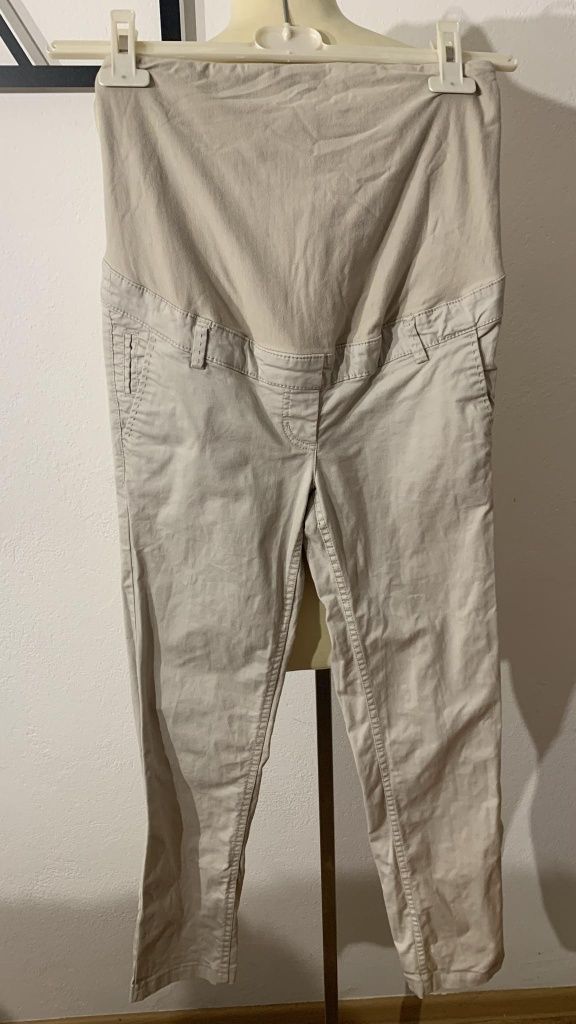 Spodnie ciążowe H&M, rozmiar 34/XS, cena 20zł.
Długość całkowita 103cm