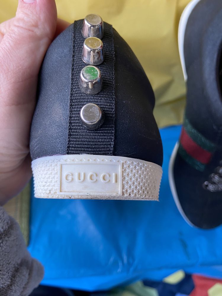 Кеды Gucci кроссовки кожаные