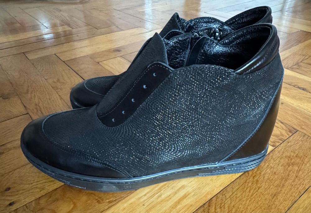 Buty czarne za kostkę