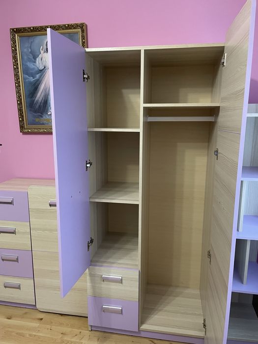 Komplet mebli Lorento (6 mebli oraz biurko narożne)