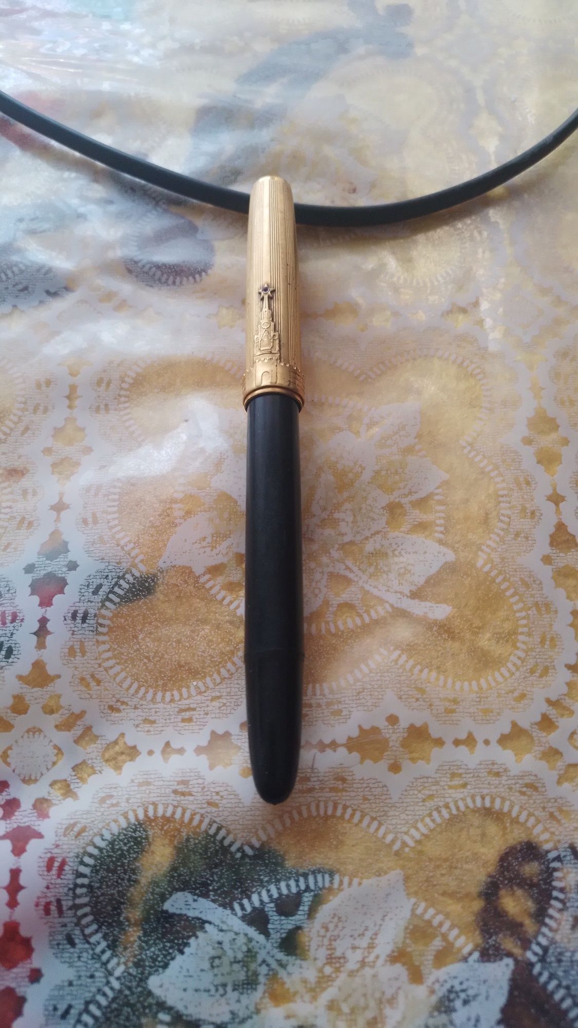 Чернильная ручка ссср золотым пером  50 года