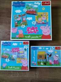 Komplet puzzli Świnka Peppa