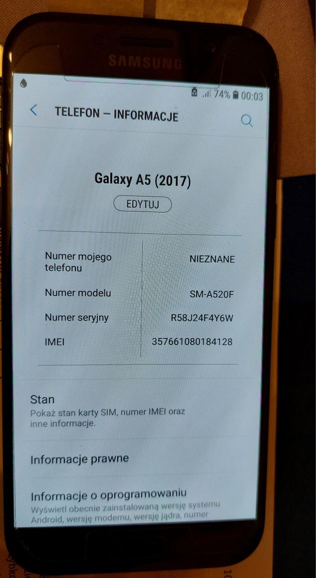 Samsung Galaxy A5 2017 - płyta główna