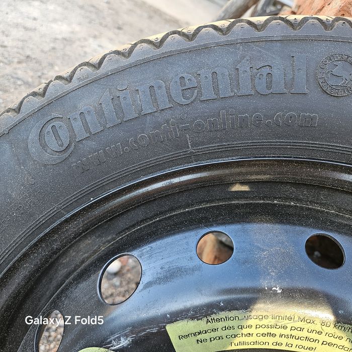 Koło dojazdowe 135/80/17 Dacia Nissan Renault 5x114,3 ET36