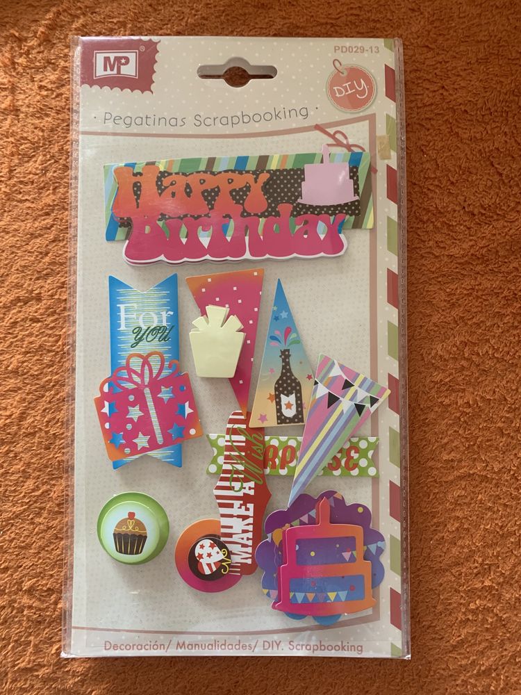 Naklejki Scrapbooking- elementy 3D