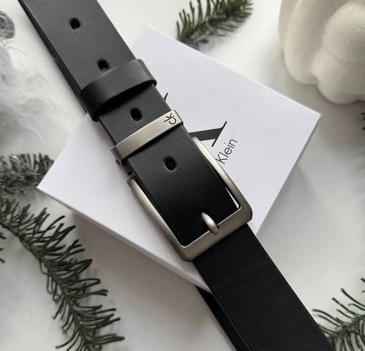 Ремень пояс мужской кожа кожаный (+упаковка) ремінь пояс чоловічий