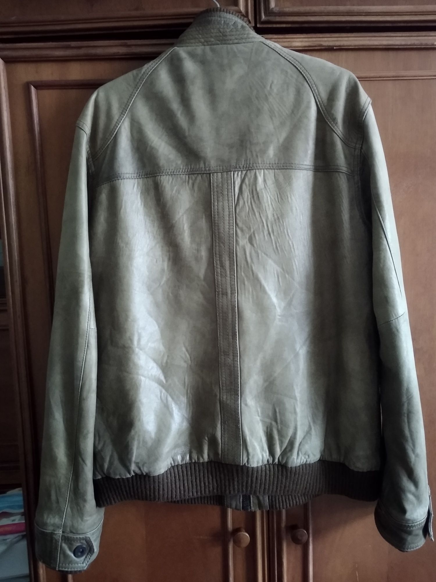Куртки мужские кожаные, Canadiana, River Island,p.L