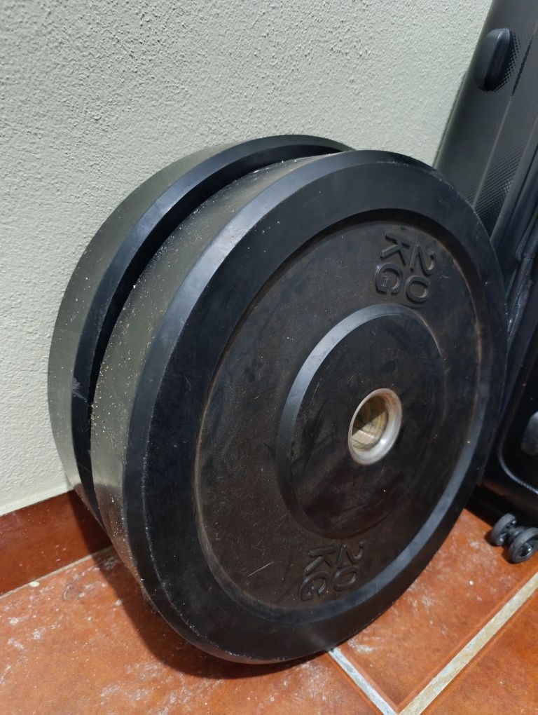 Discos Bumper Weightlifting