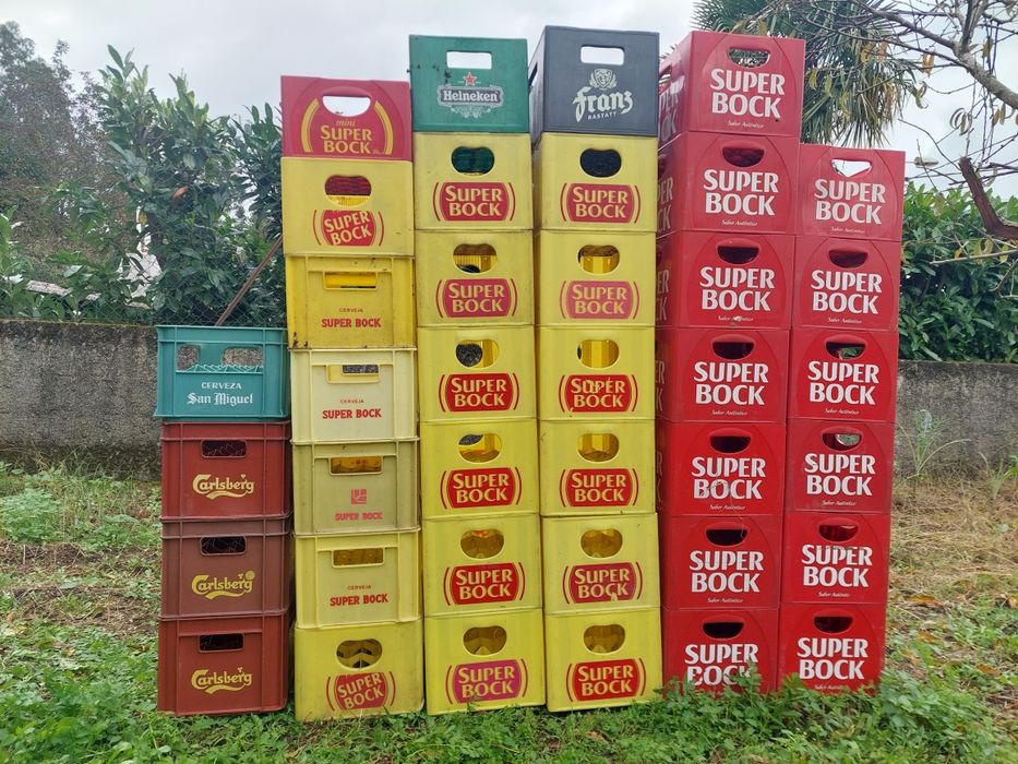 Grades de cerveja super bock e outras