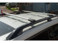 Toyota Land Cruiser 200 Перемички на рейлінги під ключ (2 шт) Сірий