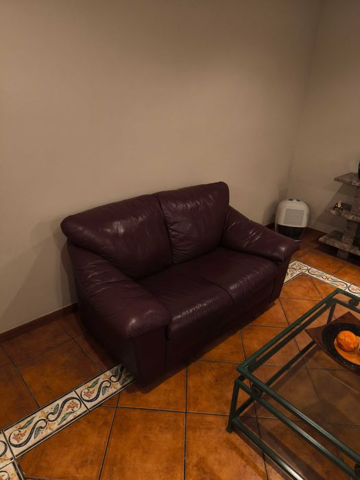 Sofás Vintage 2 lugares em pele (marca Divani&Divani)