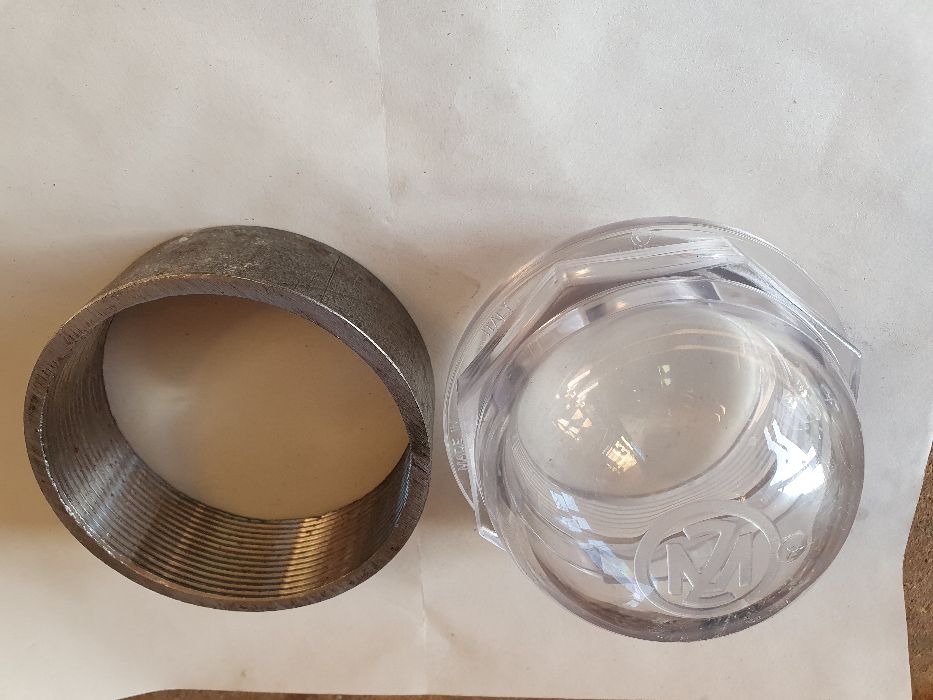 Wziernik plastikowy szkło 3" beczkowóz