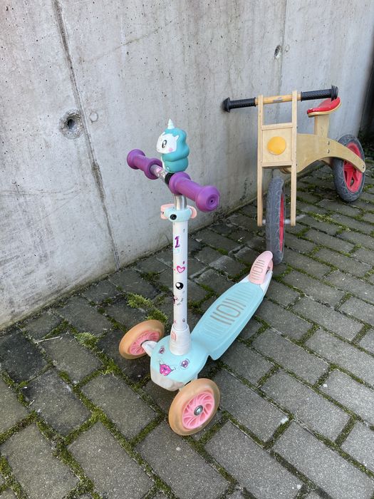 Hulajnoga plus rowerek biegowy