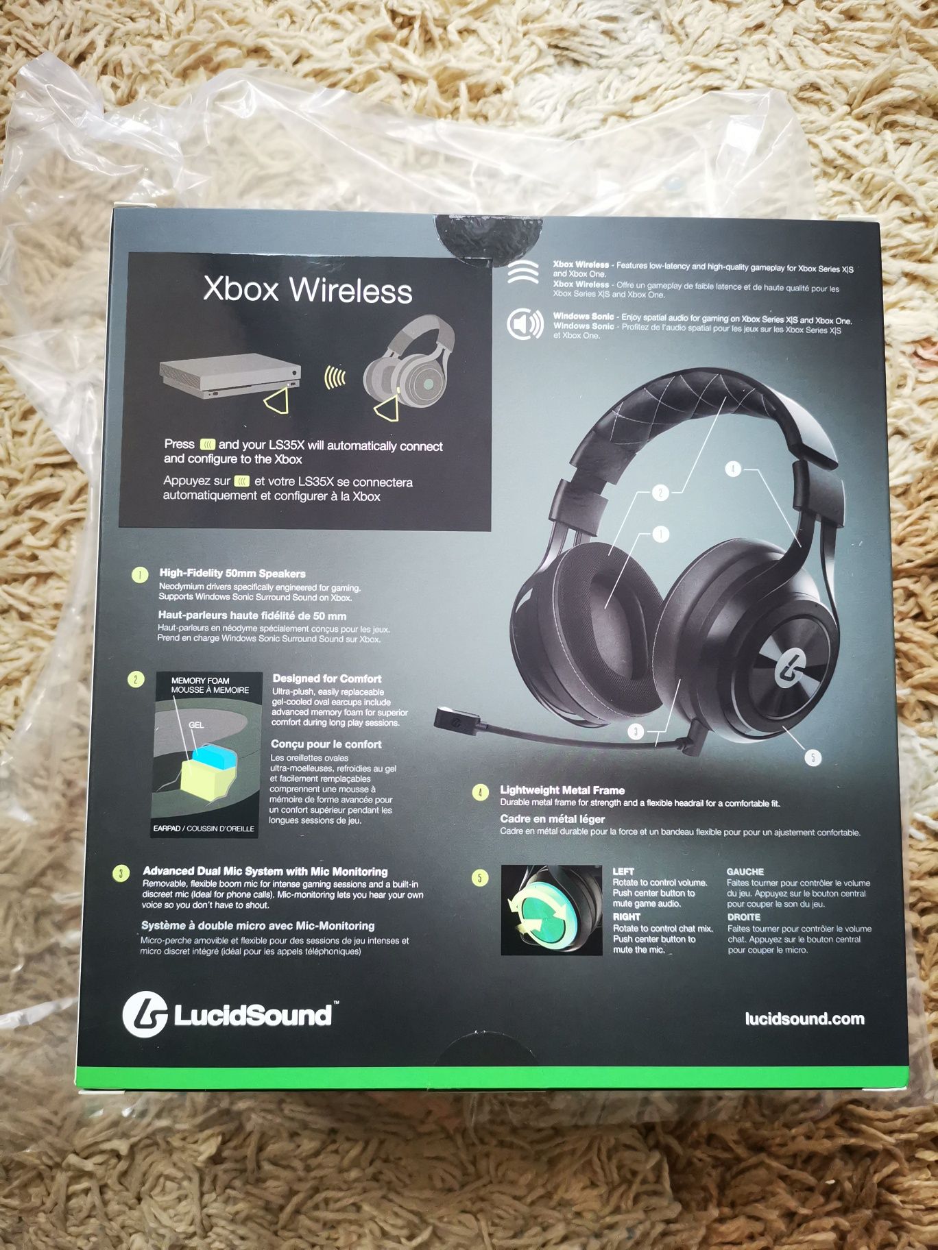 Lucidsound LS35X ігрові безпровідні навушники для Xbox one s x
